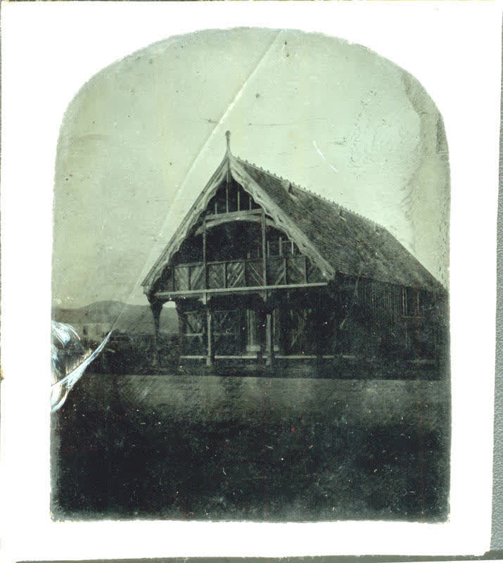 Glass Plate Negative: Town Hall, 1857