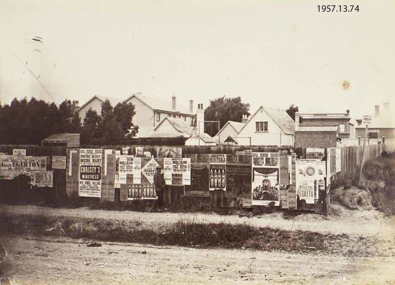 Photograph: Worcester Street, Christchurch, 1866