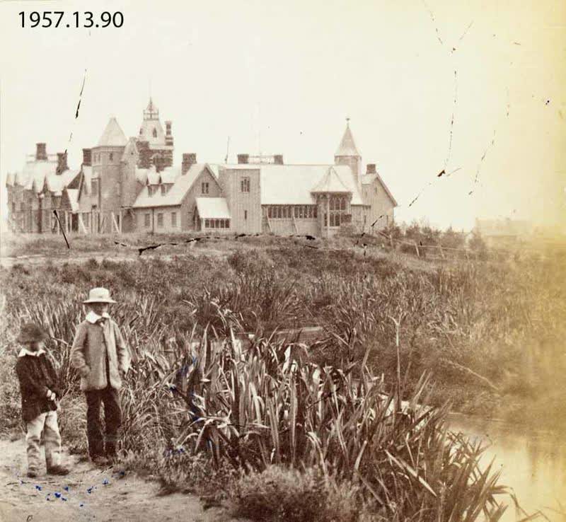 Photograph: Government Buildings, Christchurch, 1861