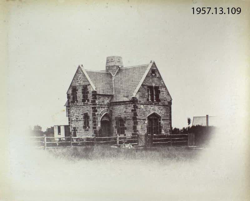 Photograph: Oxford Terrace, Christchurch, 1861