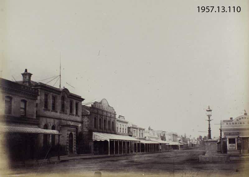 Photograph: Cashel Street, Christchurch, 1872