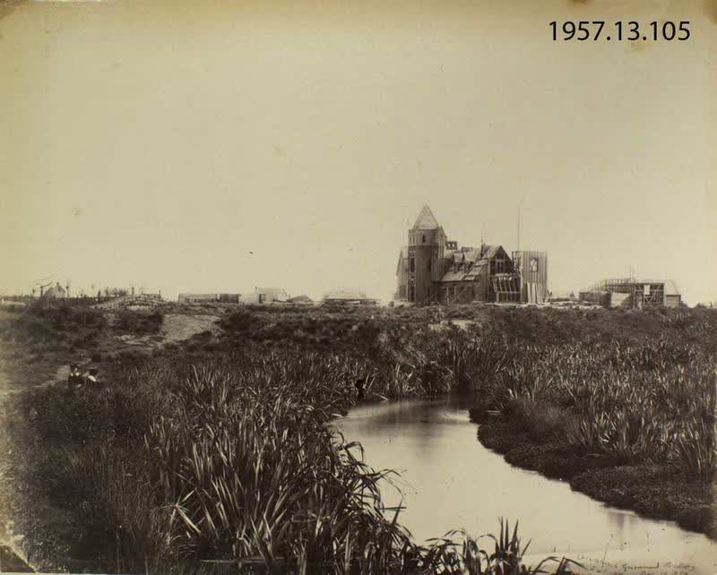 Photograph: Government Buildings, Christchurch, 1858