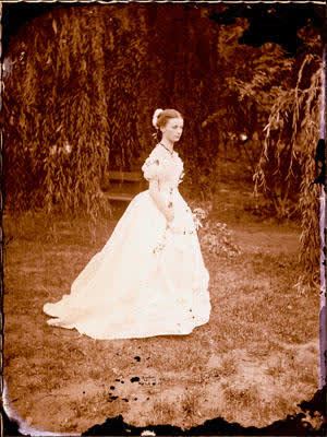 Glass Plate Negative: Elizabeth Barker, 1868