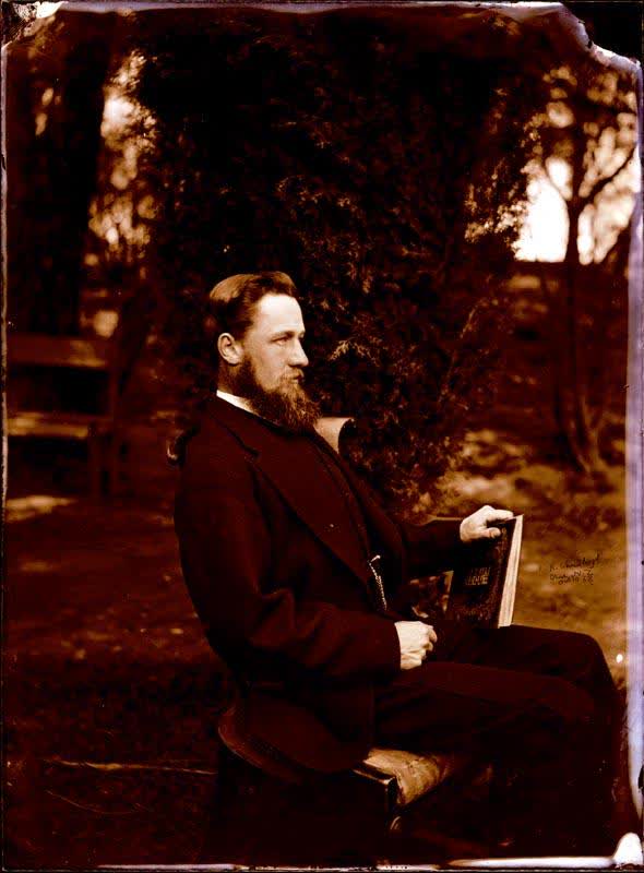 Glass Plate Negative: Edward Reginald Chudleigh, 1868