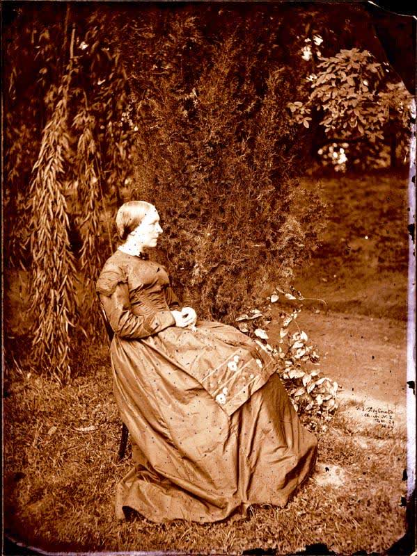 Glass Plate Negative: Frances Erskine Fitzgerald, 1869