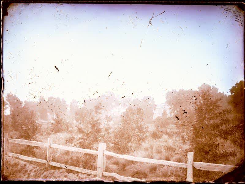 Glass Plate Negative: House of Mr Hawdon, 1872