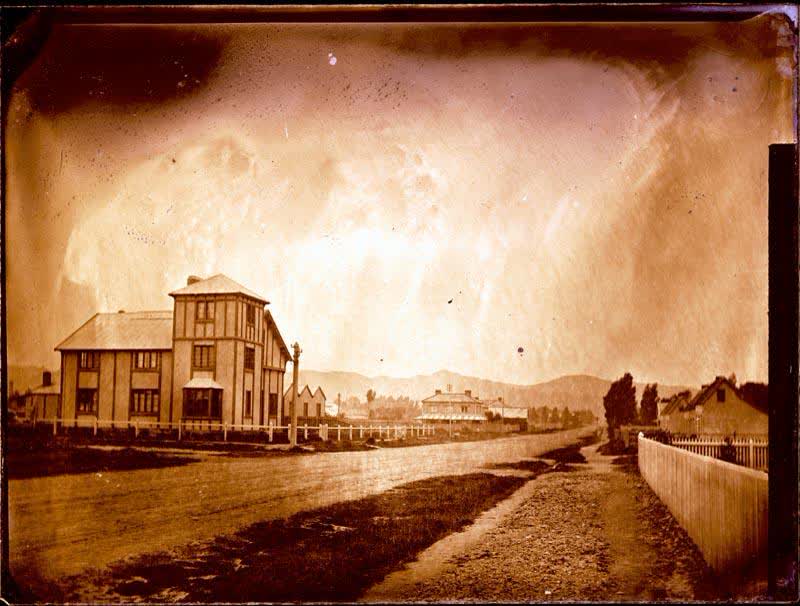 Glass Plate Negative: Mr Ross's House, 1872