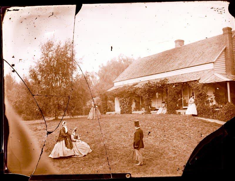 Glass Plate Negative: Judge Gresson's House, 1866