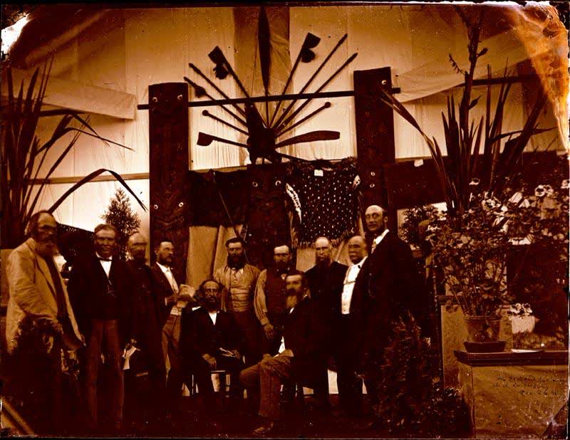 Glass Plate Negative: New Zealand Exhibition, 1872