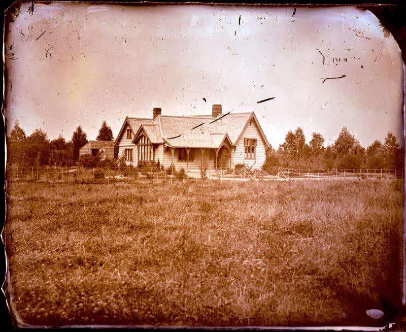 Glass Plate Negative: Christchurch, 1862