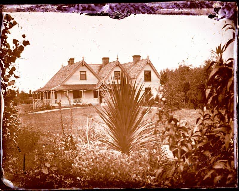 Glass Plate Negative: Bourton House, 1868