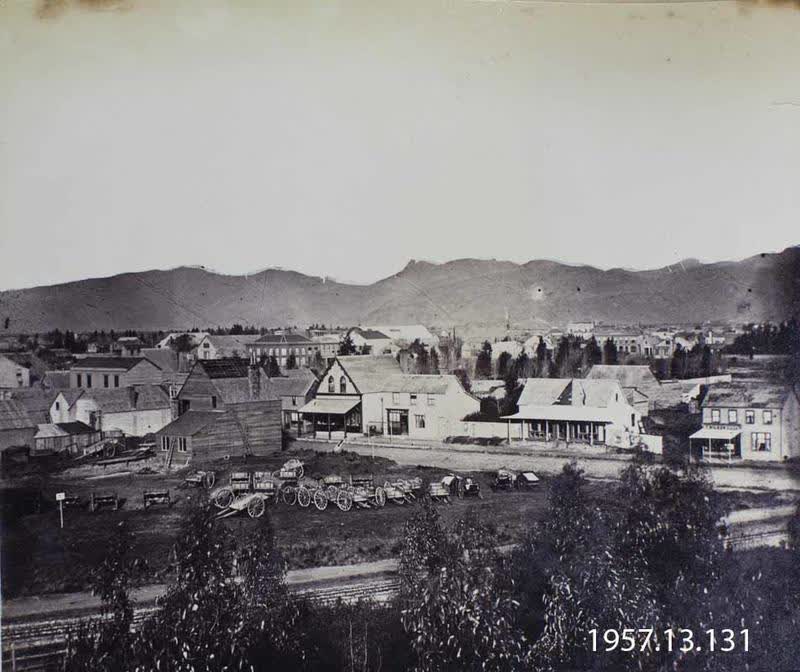 Photograph: Christchurch 1864, 1864