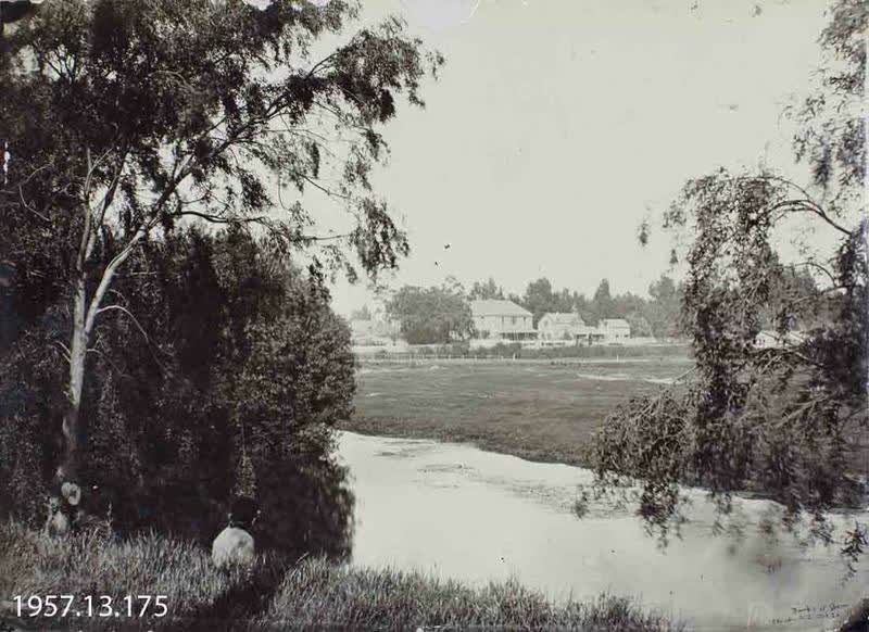 Photograph: Banks of Avon, Christchurch, 1871, 1871
