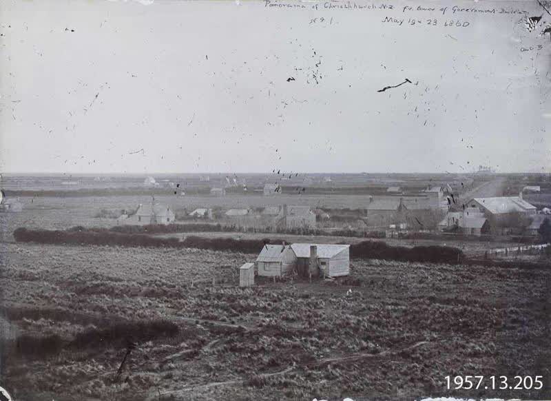Photograph: Christchurch, New Zealand 1860, 1860