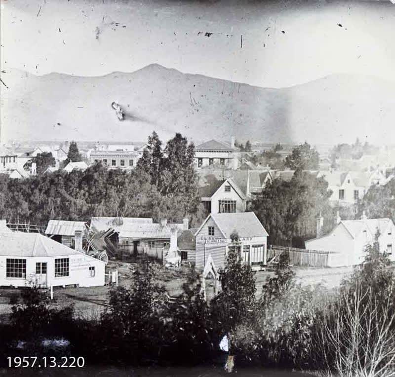 Photograph: Christchurch Buildings, 1864