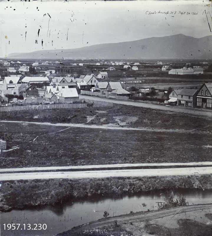 Photograph: Christchurch 1860, 1860