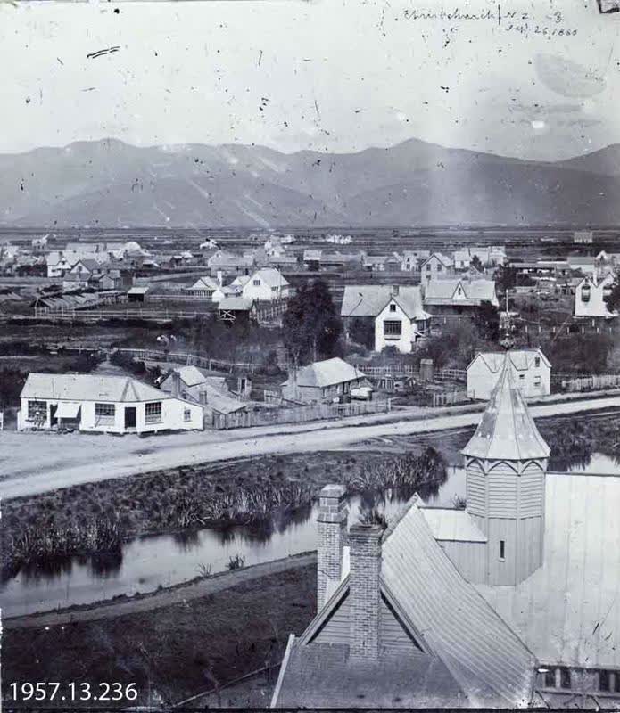 Photograph: Christchurch 1860, 1860