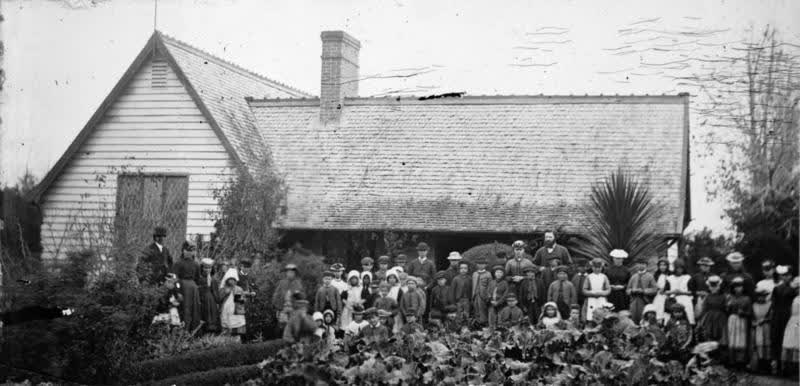 Photograph: Riccarton School, 1871