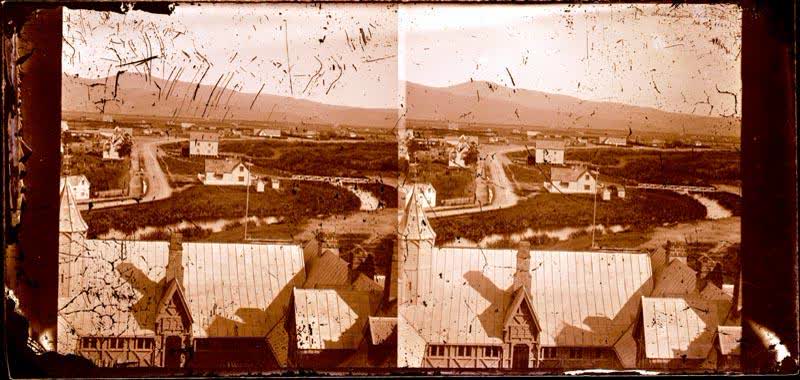 Glass Plate Negative Stereograph Slide: Panorama, 1860