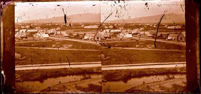 Glass Plate Negative Stereograph Slide: Panorama, 1860