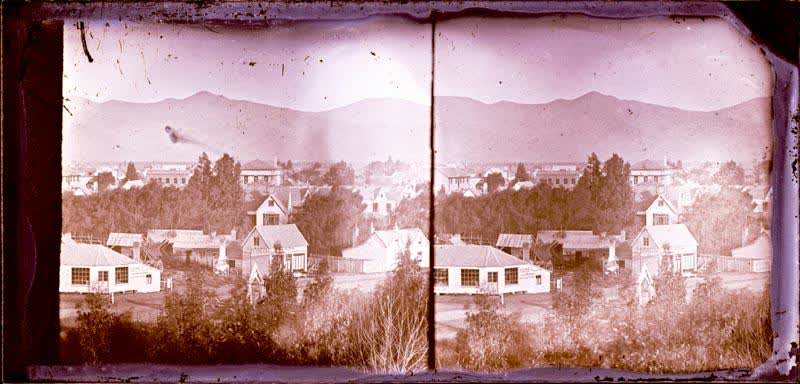 Glass Plate Negative Stereograph Slide: Panorama, 1864
