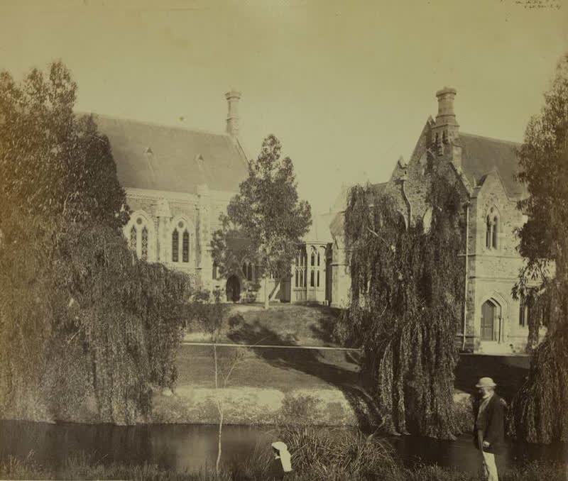 Photograph: Government Buildings, Christchurch, 1867