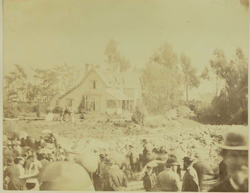 Photograph: Saint Michaels Parsonage, 1870