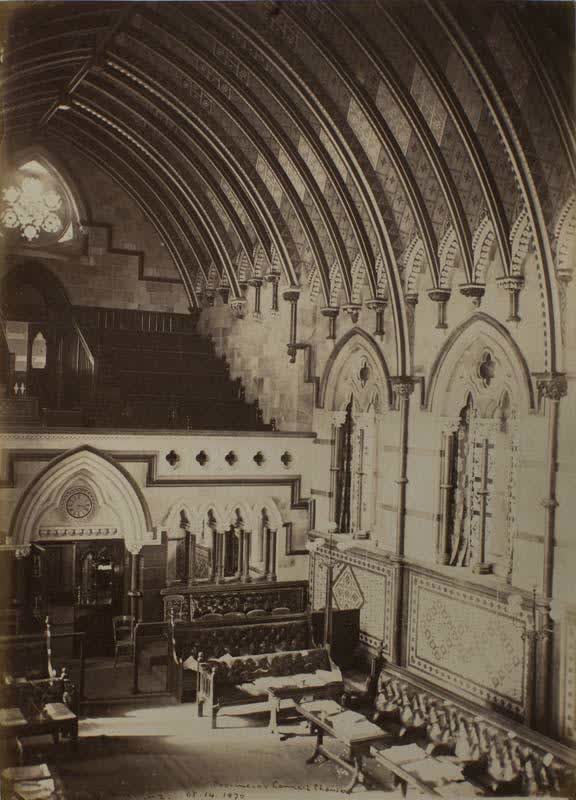 Photograph: Provincial Council Chamber, 1870