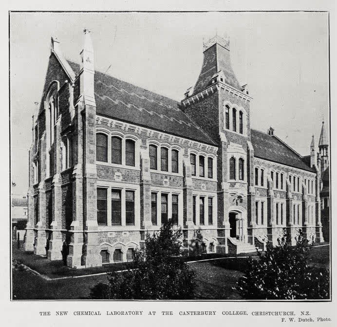 The New Chemical Laboratory At The Canterbury College, Christchurch, N.Z., 1910