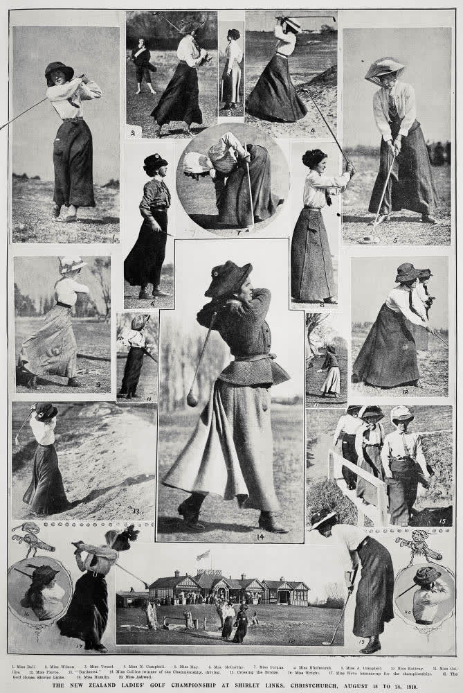The New Zealand Ladies' Golf Championship At Shirley Links, Christchurch, August 18 To 24, 1910, 1910