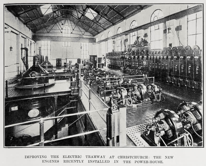 Improving The Electric Tramway At Christchurch, 1910