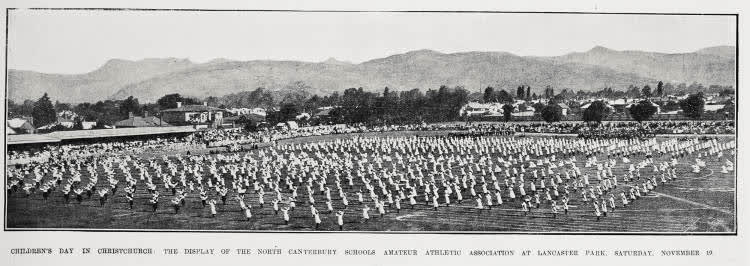 Children's Day In Christchurch, 1910
