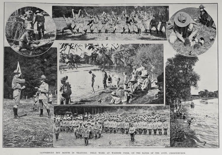 Canterbury Boy Scouts In Training, 1911