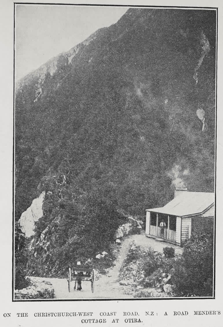 On The Christchurch-West Coast Road, N.Z., 1911