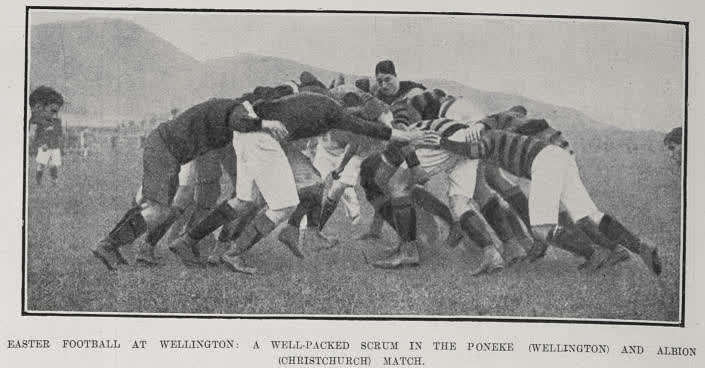 Easter Football At Wellington, 1911