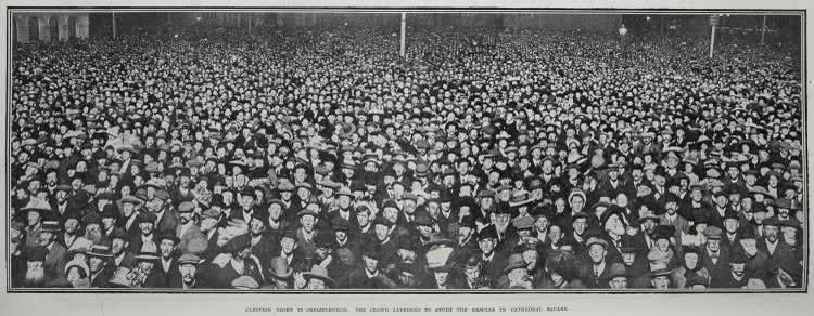 Election Night In Christchurch, 1911