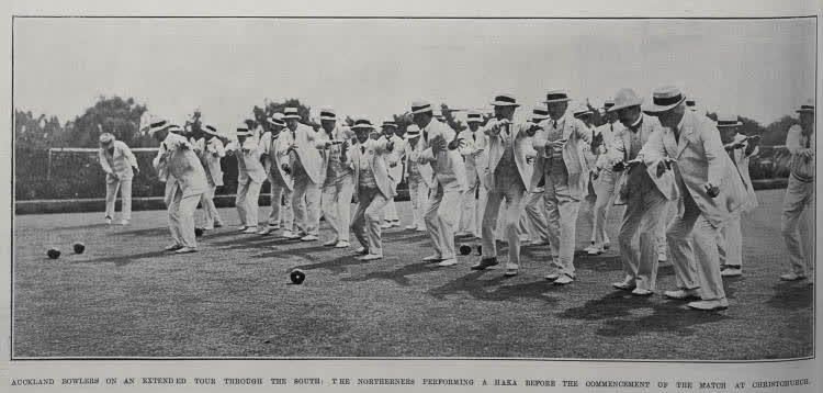 Auckland Bowlers On An Extended Tour Through The South, 1912