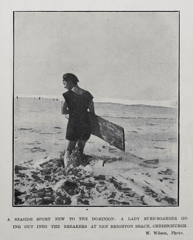 A Seaside Sport New To The Dominion, 1912