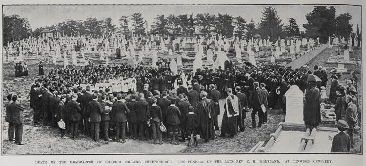 Death Of The Headmaster Of Christ's College, Christchurch, 1912