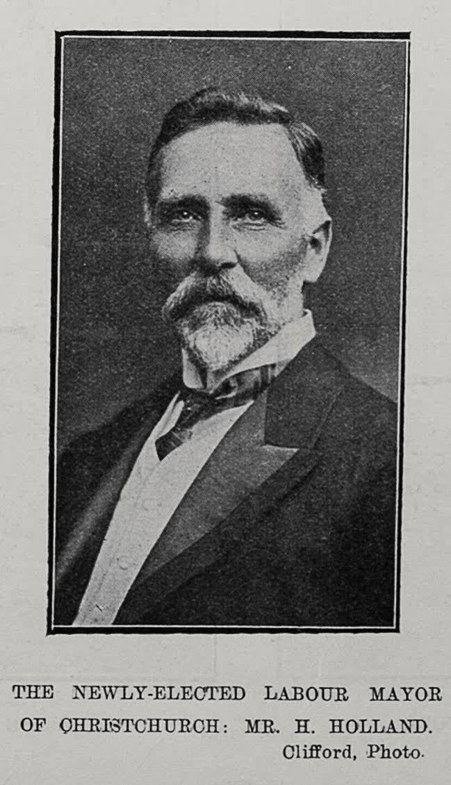 The Newly-Elected Labour Mayor Of Christchurch, 1912