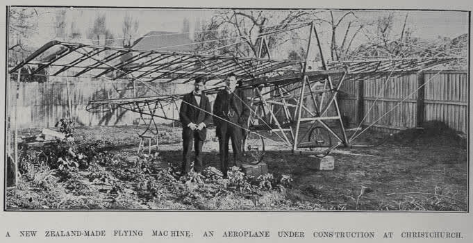 A New Zealand-Made Flying Machine, 1912