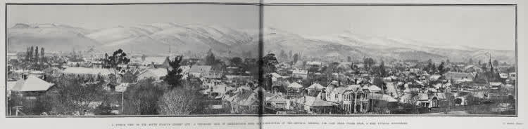 A Unique View Of The South Island's Biggest City, 1912