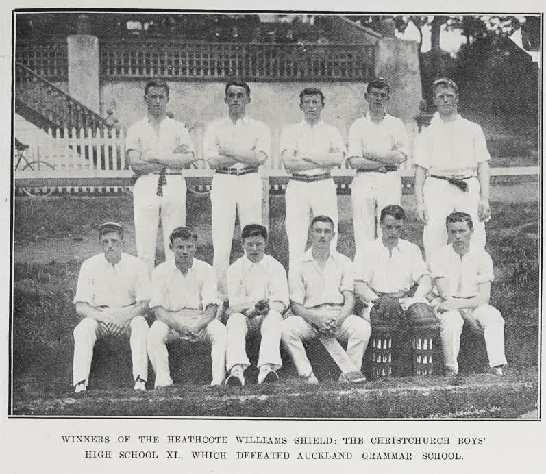 Winners of the Healthcote Williams Shield, 1913