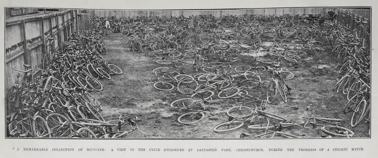 A remarkable collection of bicycles, 1913