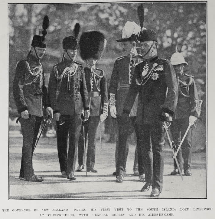 The Governor of New Zealand paying his first visit to the South Island, 1913