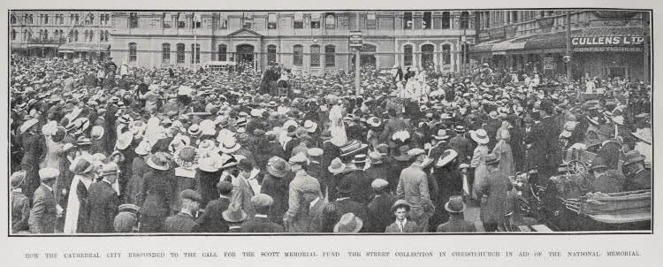 How the Cathedral City responded to the call for the Scott Memorial fund, 1913