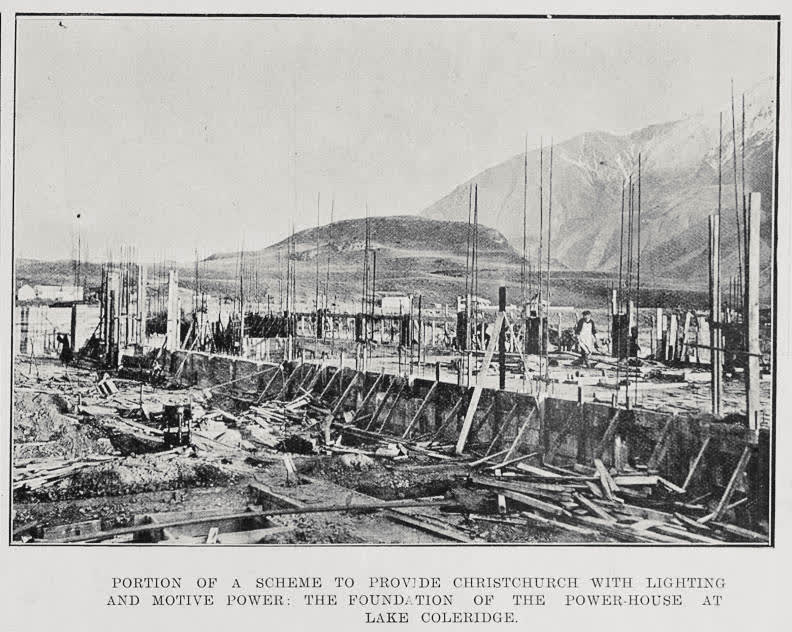 Portion Of A Scheme To Provide Christchurch With Lighting And Motive Power, 1913
