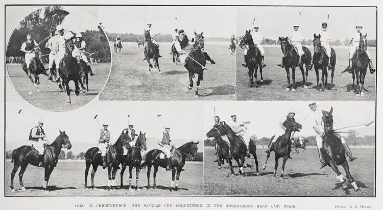 Polo in Christchurch, 1914