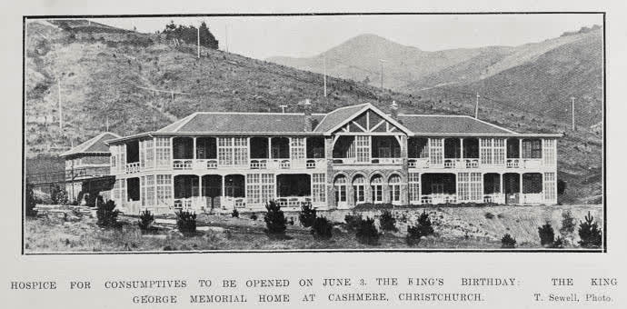 Hospice for consumptives to be opened on June 3, the King's Birthday, 1914