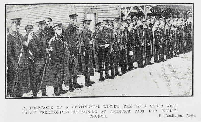 A foretaste of a continental winter, 1914